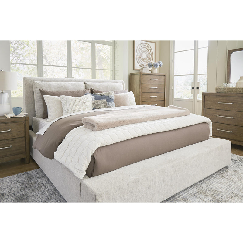 Signature Design by Ashley Cabalynn King Upholstered Platform Bed B974-78/B974-76 IMAGE 8