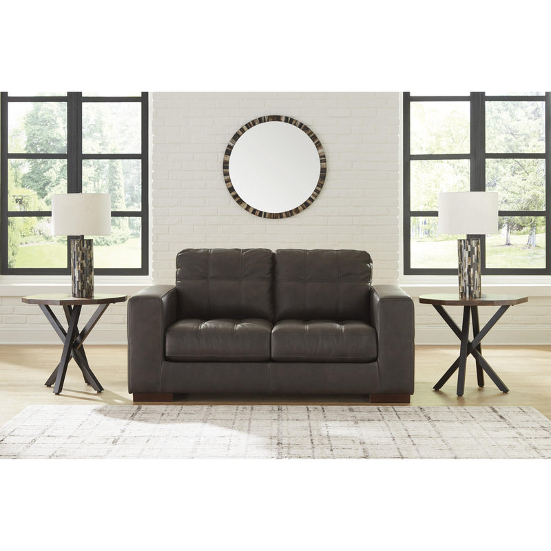 Signature Design by Ashley Luigi Stationary Leather Match Loveseat 5650635C IMAGE 5