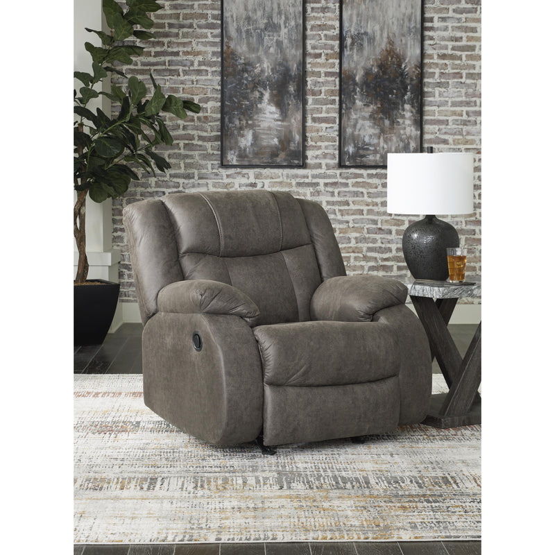 Signature Design by Ashley First Base Rocker Leather Look Recliner 6880425C IMAGE 6