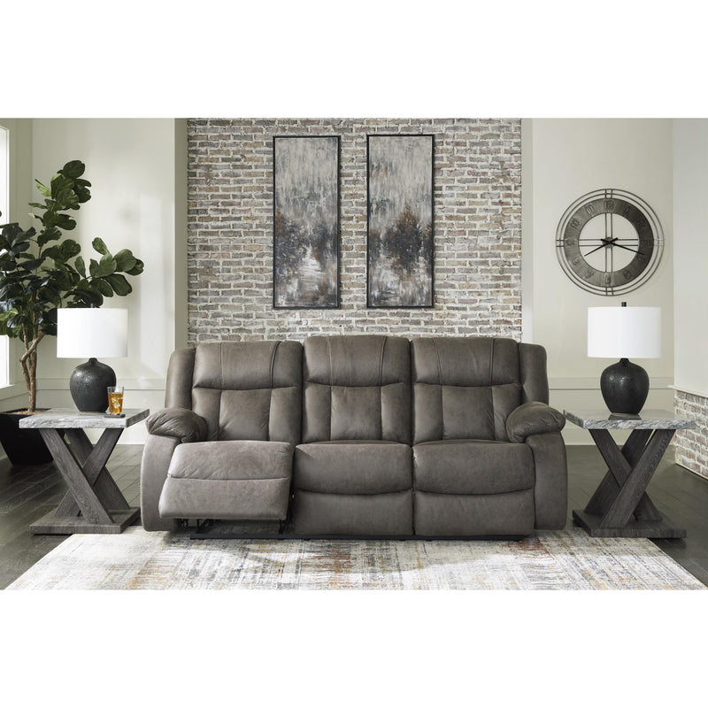 Signature Design by Ashley First Base Reclining Leather Look Sofa 6880488C IMAGE 7