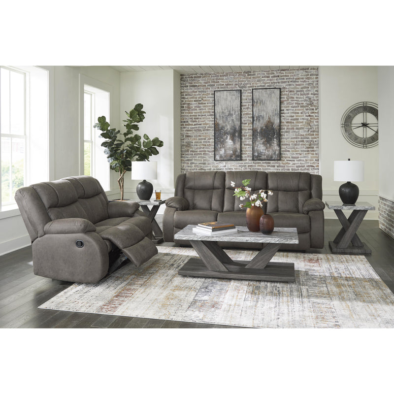 Signature Design by Ashley First Base Reclining Leather Look Sofa 6880488C IMAGE 9