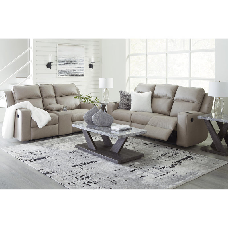 Signature Design by Ashley Lavenhorne Reclining Leather Look Sofa 6330789C IMAGE 11