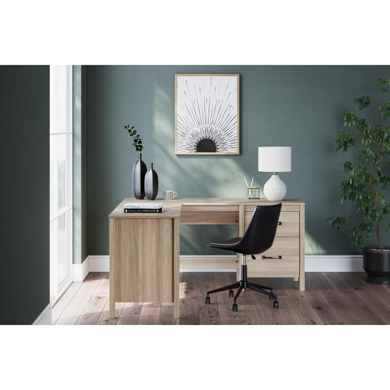 Signature Design by Ashley Battelle H3929H1 60" Home Office Desk with Return IMAGE 8