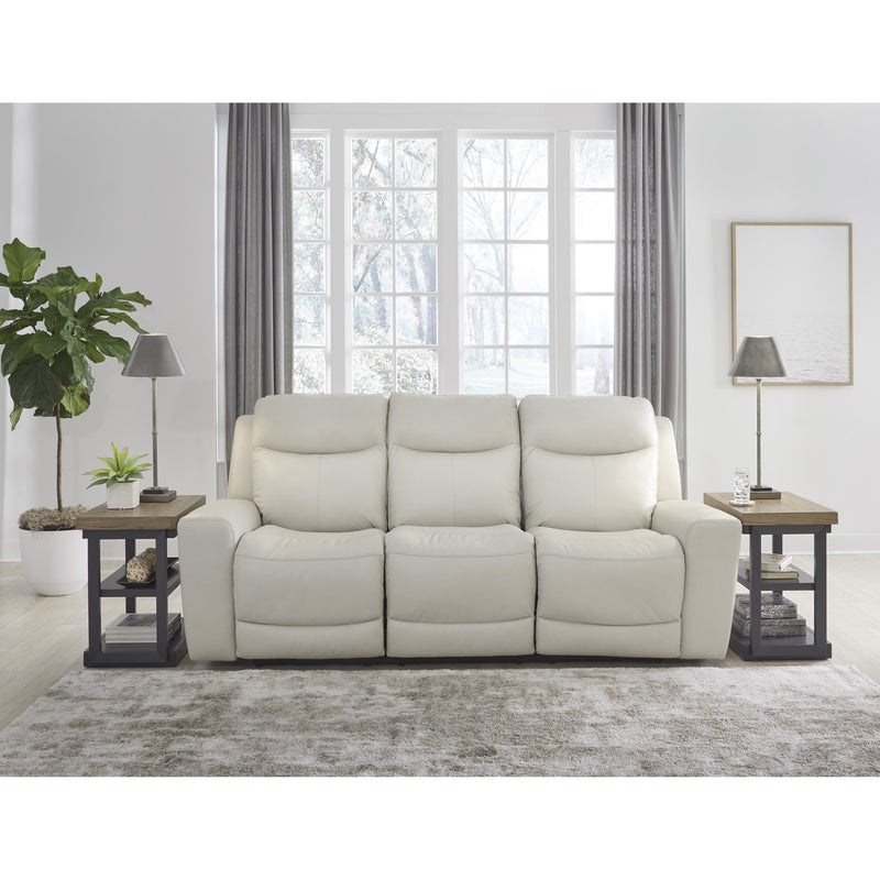 Signature Design by Ashley Mindanao Power Reclining Leather Match Sofa U5950515C IMAGE 6