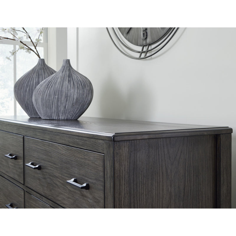 Signature Design by Ashley Montillan 6-Drawer Dresser with Mirror B651-31/B651-36 IMAGE 4