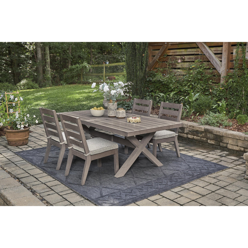 Signature Design by Ashley Hillside Barn P564-625 Rectangular Dining Table with Umbrella Option IMAGE 10