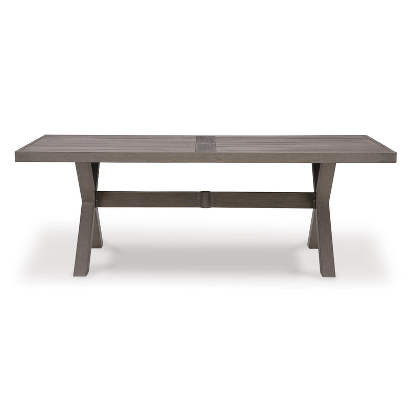 Signature Design by Ashley Hillside Barn P564-625 Rectangular Dining Table with Umbrella Option IMAGE 2