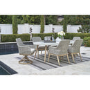  Signature Design by Ashley Seton Creek P798-625 Oval Dining Table with Umbrella Option IMAGE 12