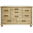 Mako Wood Furniture Victoria 9-Drawer Dresser 8300-40-9-D IMAGE 1