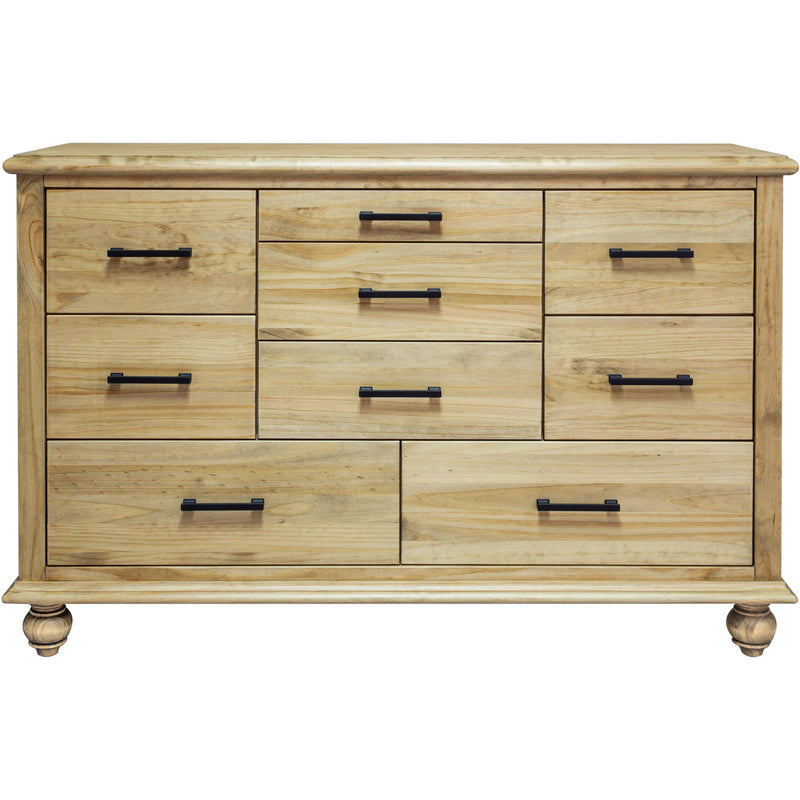 Mako Wood Furniture Victoria 9-Drawer Dresser 8300-40-9-D IMAGE 1