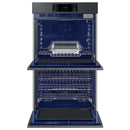  Samsung 10.2 cu. Ft. 7 Series Double Wall Oven with AI Camera, Flex Duo, and Steam Cook NV51CG700DMTAA IMAGE 8