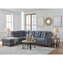 Signature Design by Ashley Marleton 55303S3 2 pc Sleeper Sectional with Chaise IMAGE 6