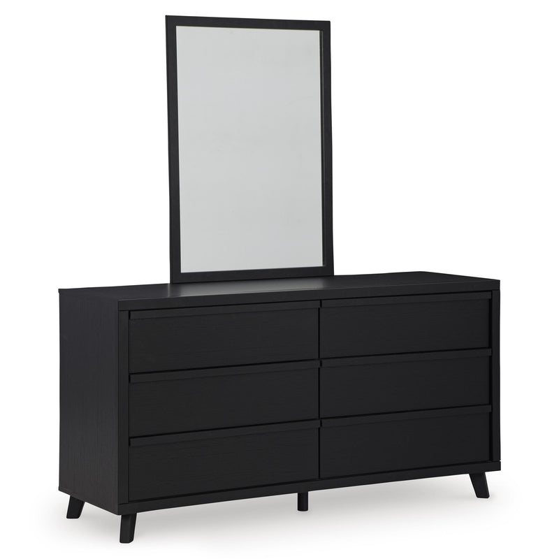 Signature Design by Ashley Danziar 6-Drawer Dresser with Mirror B1013-231/B1013-36 IMAGE 2