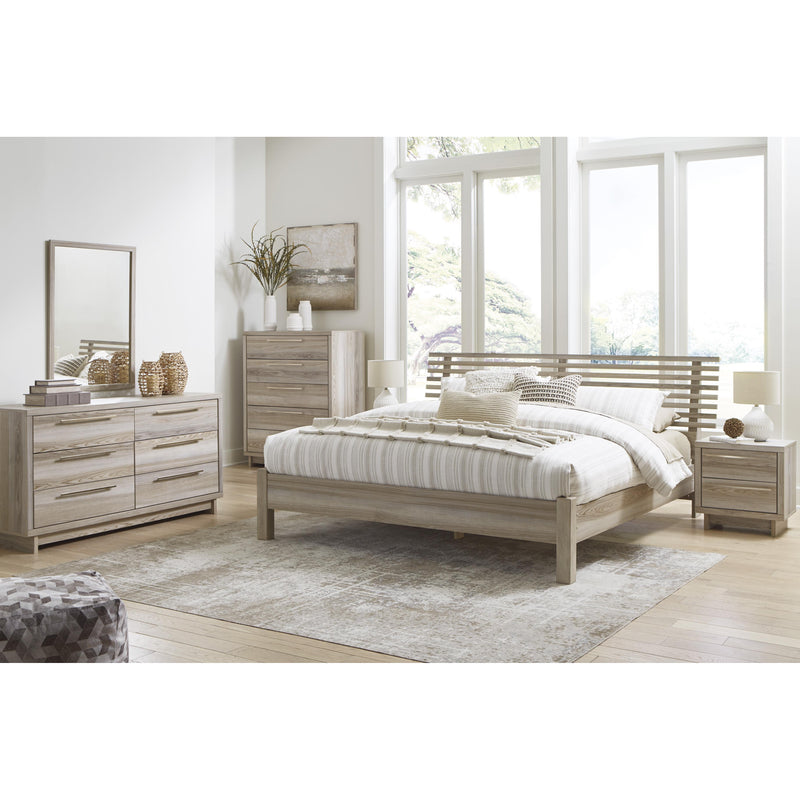 Signature Design by Ashley Hasbrick King Panel Bed B2075-158/B2075-156/B100-14 IMAGE 7