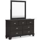  Signature Design by Ashley Covetown B441B1 Dresser and Mirror IMAGE 1