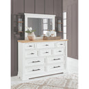  Benchcraft Ashbryn B844B1 Dresser and Mirror IMAGE 6