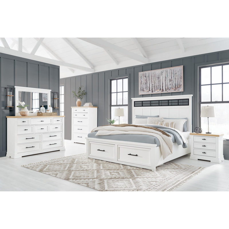 Benchcraft Ashbryn B844B2 Queen Panel Storage Bed IMAGE 12
