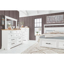  Benchcraft Ashbryn B844B2 Queen Panel Storage Bed IMAGE 9