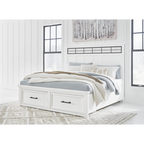 Benchcraft Ashbryn King Panel Bed with Storage B844-58/B844-56S/B844-97 IMAGE 1