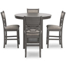  Signature Design by Ashley Wrenning D425-223 Dining Room Counter Table Set IMAGE 2