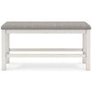  Signature Design by Ashley Robbinsdale D642-09 Double Counter Upholstered Bench IMAGE 2