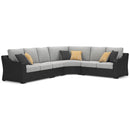  Signature Design by Ashley Beachcroft P792P2 4 pc Outdoor Sectional IMAGE 1