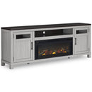 Signature Design by Ashley Darborn W796W1 88" TV Stand with Electric Fireplace IMAGE 1