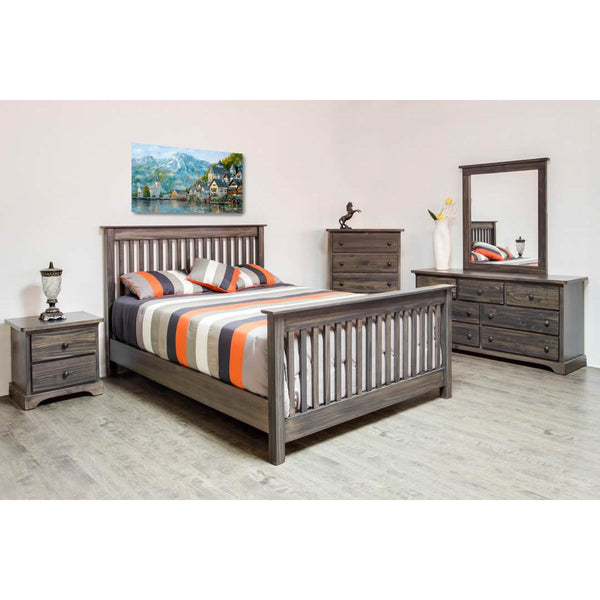 Mako Wood Furniture Polo King Bed 800-K IMAGE 1