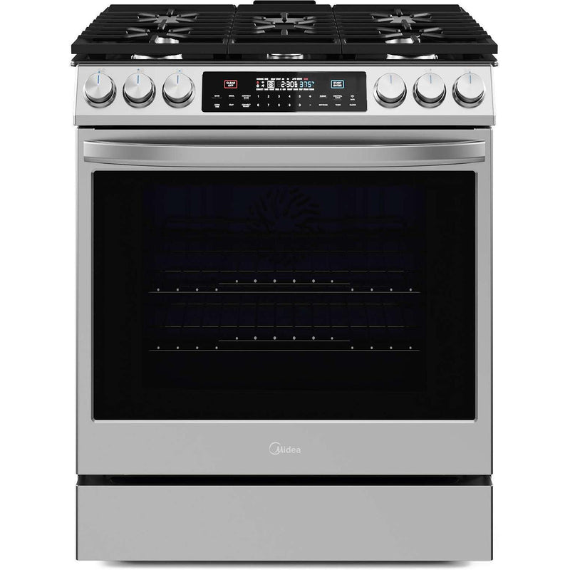 Midea 30-inch Slide-in Range with Convection Technology MGS30S2AST IMAGE 1