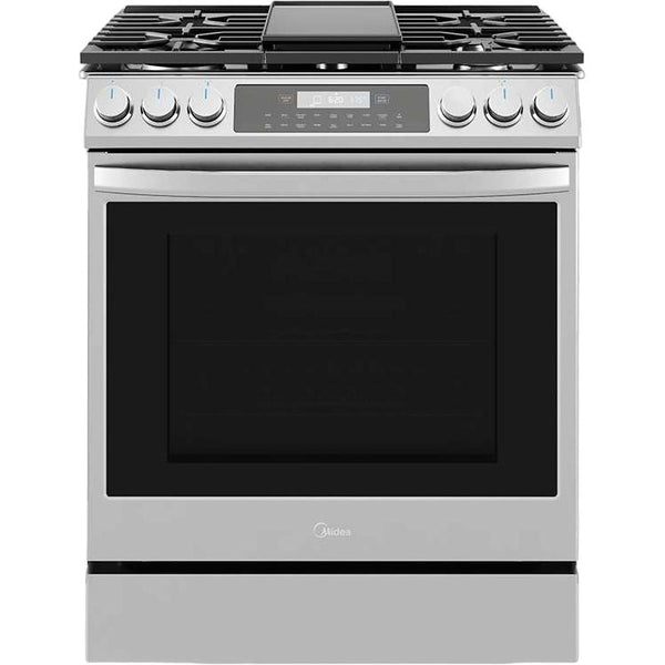 Midea 30-inch Slide-in Range with Convection Technology MGS30S4AST IMAGE 1