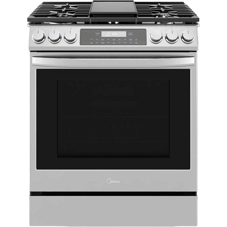 Midea 30-inch Slide-in Range with Convection Technology MGS30S4AST IMAGE 1