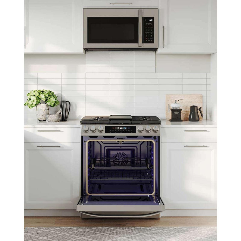 Midea 30-inch Slide-in Range with Convection Technology MGS30S4AST IMAGE 5