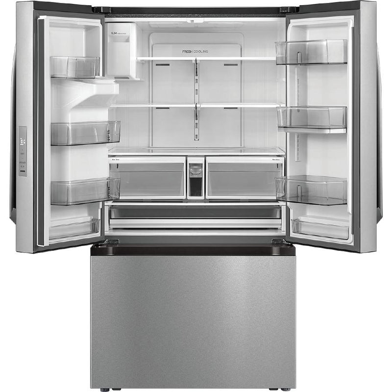 Midea 29.3 cu. ft. Counter-Depth French 3-Door Refrigerator MRF29D3AST IMAGE 2