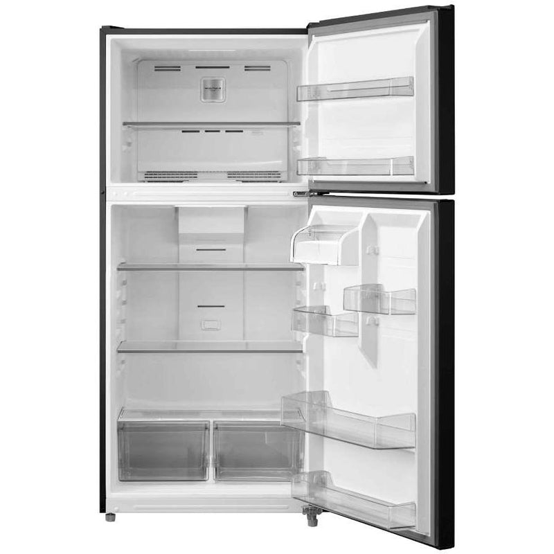 Midea 18 cu. ft. Top Freezer Refrigerator MRT18D3BBB IMAGE 2