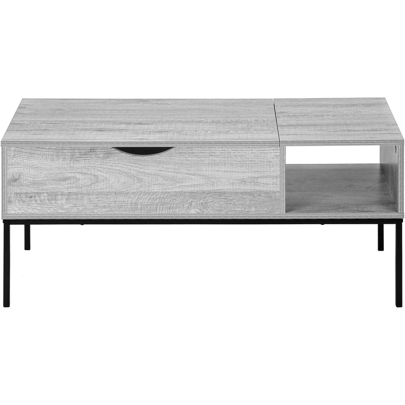 Monarch I 3805 Lift-Top Coffee Table - Grey/Black Metal IMAGE 3