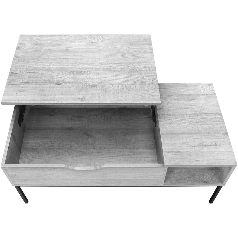 Monarch I 3805 Lift-Top Coffee Table - Grey/Black Metal IMAGE 6