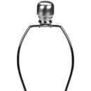 Monarch I 9705 Table Lamp - Black Ceramic / Ivory Shade IMAGE 3