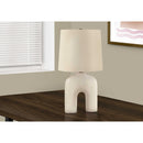 Monarch I 9728 Table Lamp - Cream Resin / Beige Shade IMAGE 5