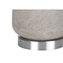Monarch I 9712 Table Lamp - Grey Resin / Ivory Shade IMAGE 4