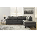  Signature Design by Ashley Valderno 47804S1C 2 pc Sectional with Chaise IMAGE 4