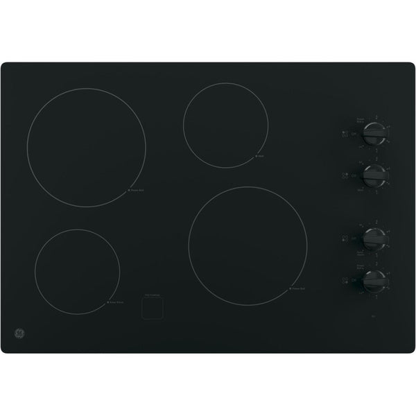 GE 30-inch Built-in Electric Cooktop JP3030DWBB IMAGE 1