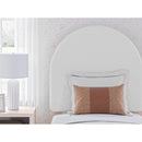  Signature Design by Ashley Wistenpine B1323-53 Twin Upholstered Round Headboard IMAGE 3