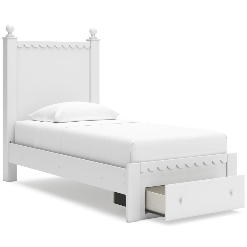 Signature Design by Ashley Mollviney Twin Panel Bed with Storage B2540-53/B2540-52S/B2540-83 IMAGE 2