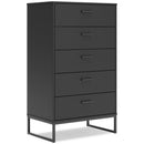  Signature Design by Ashley Socalle EB1865-245 Five Drawer Chest IMAGE 1