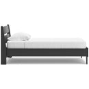  Signature Design by Ashley Socalle EB1865B1 Twin Panel Platform Bed IMAGE 3