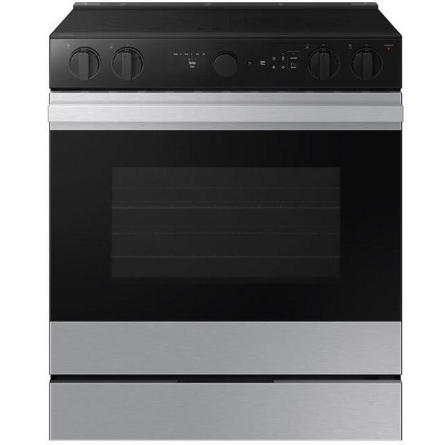 Samsung 6.3 cu. ft. Bespoke Smart Slide-In Electric Range NSE6DG8500SR/AC IMAGE 1