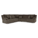  Signature Design by Ashley Top Tier 92705S3 5 pc Reclining Sectional IMAGE 1