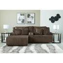  Signature Design by Ashley Top Tier 92705S5 3 pc Reclining Sectional Sofa with Chaise IMAGE 2