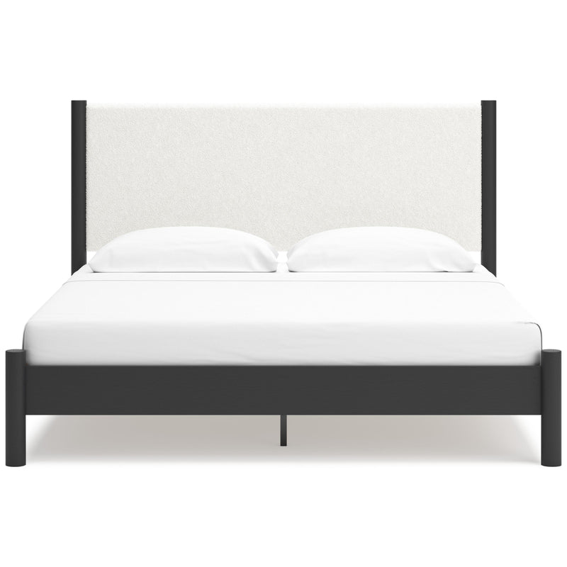 Signature Design by Ashley Cadmori King Upholstered Panel Bed B2616-58/B2616-56/B100-14 IMAGE 2