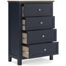  Signature Design by Ashley Landocken B414-45 Four Drawer Chest IMAGE 2